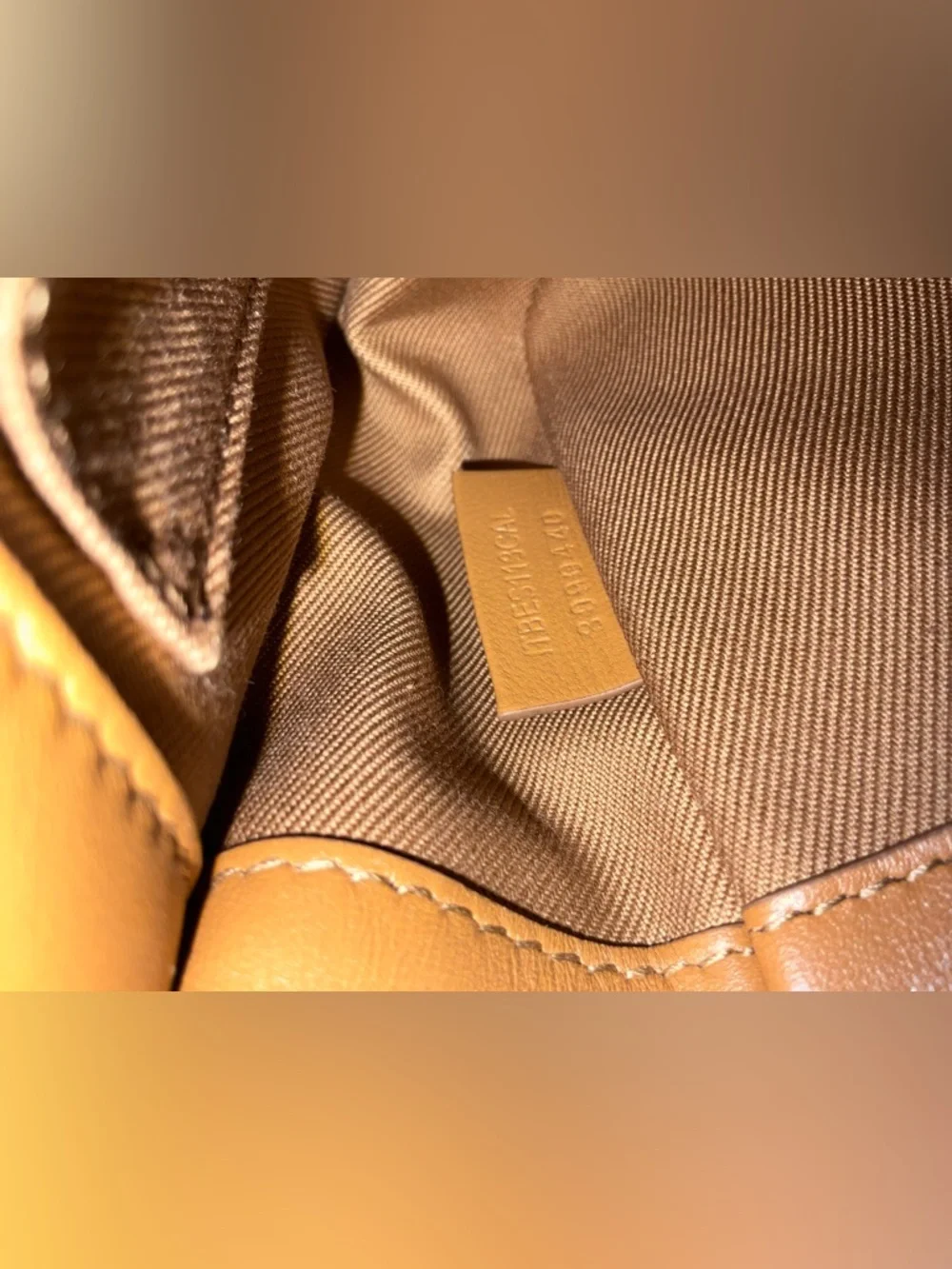 Burberry Small Lola Quilted Leather Bag Maple Brown Gold Chain NWT - Picture 13 of 15